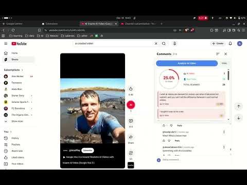 AI Video Detector Web extinction tutorial