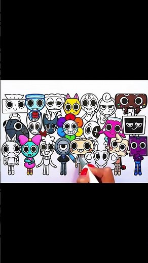 DANDY's WORLD Roblox New Coloring Pages / How To Color ALL Characters