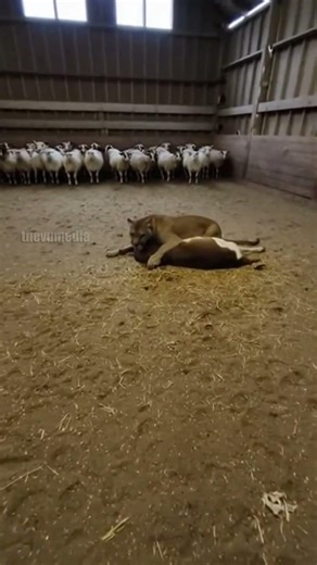 Predator Had Its Grip Locked — Then This Dog Appeared #wildlifedrama #herodog #intensemoment