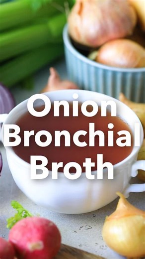 Medical Medium® on Instagram: "Onion Bronchial Broth Comment BROTH to receive link to recipe and more This simple broth of equal parts onion, celery, and radish offers an incredibly healing tool for those struggling with anything immune- or lung-related. It’s also useful as a wellness broth for someone feeling run-down. If an individual is living with chronic illness, Onion Bronchial Broth can be used as an everyday tool. Or lean on this recipe for any cases of bronchitis, pneumonia, colds and f