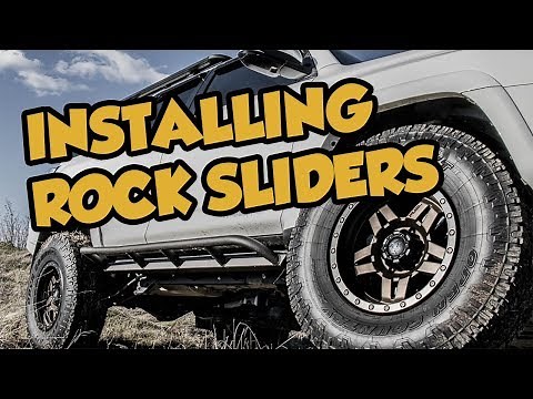 Installing C4 Fab Rock Sliders onto a 5th Gen Toyota 4runner