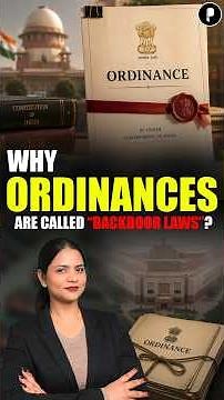 What Is an Ordinance? ⚖️ | Article 123 Explained in 60 Seconds #Shorts