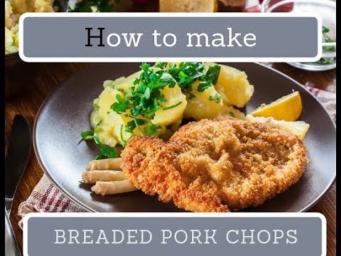 How to make breaded pork chops