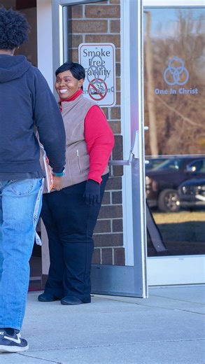 Walk in and feel the love immediately 🖤🙌🏾 Big smiles, open arms, and real joy at the door. This is family for real. We’re ready for you! Join us at 11am | Mount Zion Greensboro
