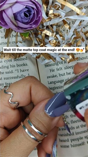 Simple Floral Nail Art with Matte Finish 💅✨#youtubeshorts#nailart#nailarttutorial