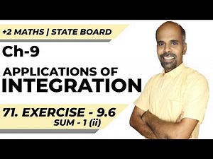 +2 | Ex - 9.6 | Sum No. 1(ii) | Applications of Integration | Class 12 | State Board | ram maths