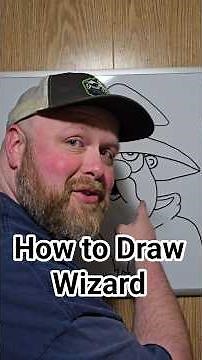 how to draw a wizard