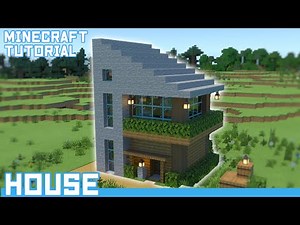 [Minecraft]How to build modern house.[minecraft tutorial]