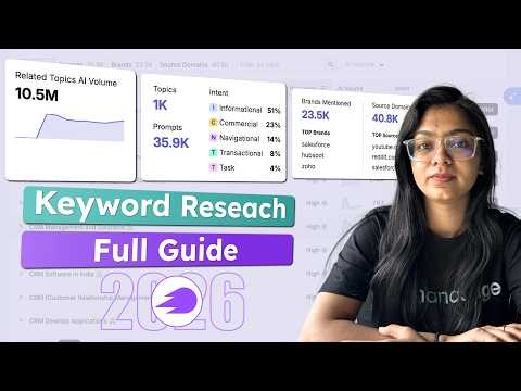 How to Do Keyword Research With Semrush in 2026 [Step By Step Tutorial]