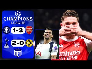 Arsenal SMASH Inter! BEST IN EUROPE! Inter Milan 1-3 Arsenal Highlights! Tottenham 2-0 Dortmund
