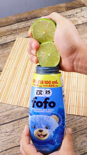 Add lemon juice to fabric softener | Home Recipes