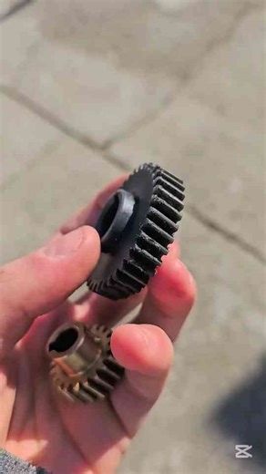 Replacing 3D printed gears with aluminum ones