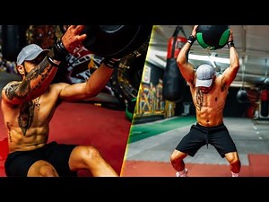 This is how a professional boxer trains his legs and abs