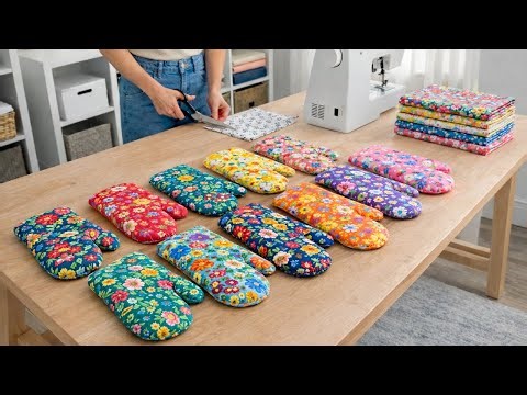 Cute oven mitt and apron sewing ideas 💟 Amazing Gift Sewing Ideas 💟