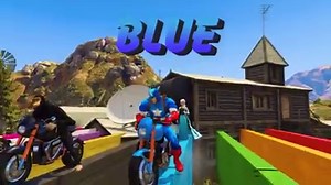 3.1M views · 59K reactions | Learn colors with Spiderman and Frozen Elsa , SuperHeroes on Motorcycles and Trucks Videos Cartoon for kids #Spiderman #FrozenElsa #Elsa | Spiderman And Frozen Elsa Learn Colors | Facebook