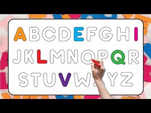 Learn ABC - Coloring Letters for Kids - Fun and Educational Learning Video