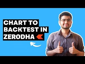 How To Backtest Charts using Zerodha Kite FREE