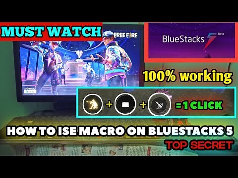 How to use macro on Bluestacks 5 || How to use macro on free fire (Bluestacks 5 )