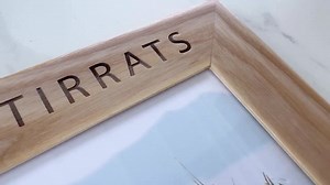 Personalized Rustic Wood Frame — Engraved Tree and Carved Heart With Initials and Date - Etsy