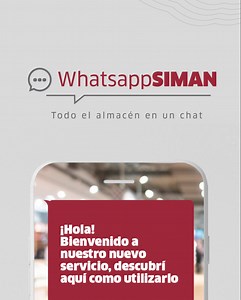 3.2K views · 14 reactions | ️ Hacé tus compras desde tu celular por medio de nuestro chat de whatsapp 2505-3444  https://bit.ly/30fSzdW desde las 8:00 a.m. hasta las 7:00 p.m. y recogé tu pedido en tu tienda favorita  ✔️ Recordá que el envío es completamente GRATIS en el área metropolitana. | SIMAN | Facebook