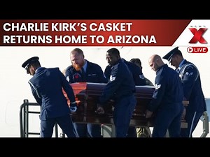 Charlie Kirk LIVE: Charlie Kirk’s Casket Arrives in Arizona Aboard Air Force Two With Honours