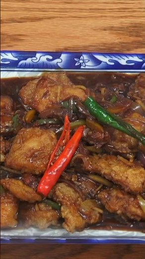 Spicy Chinese Stir Fried Fish #food