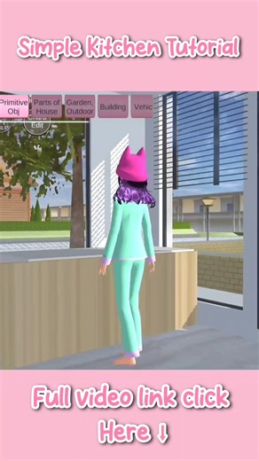 Simple Kitchen Tutorial 🌸✨#sakuraschoolsimulatordrama #sakura