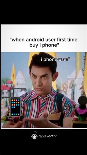 @viral.vector on Instagram: "I phone user • • • #meme😆#iphoneuser #android #iphone #battery #"