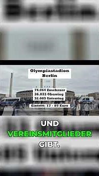 Germany's most modern football stadium – The true costs #Olympiastadion #Football