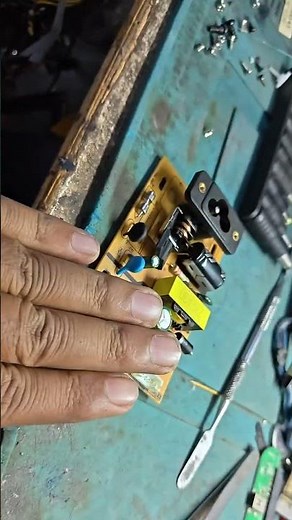 monitor power board common problem #fixing #repairshorts #fix #laptop #computer #gaming #capacitor