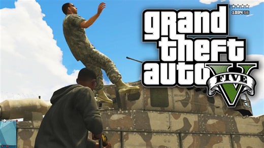 GTA 5 online - Capture the military base! (GTA V online)