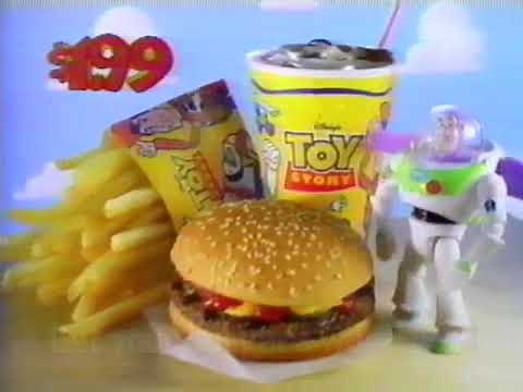 Burger King (1995) Television Commercial - Toy Story Kids Meal