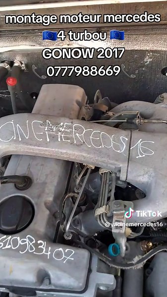 Montage moteur Mercedes Sprinter 2006