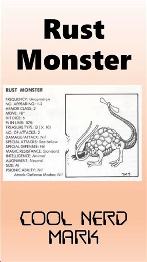 Rust monster #dungeonsanddragons