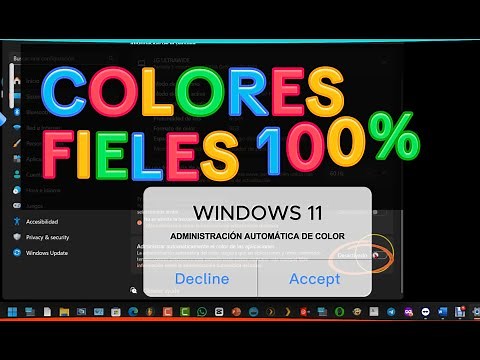 🆕Cómo activar la Administración Automática del Color en WIndows 11 🌈