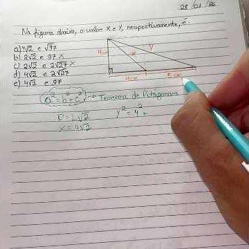 Geometria plana | teorema de pitágoras 🔥#matemática #education #viral #enem