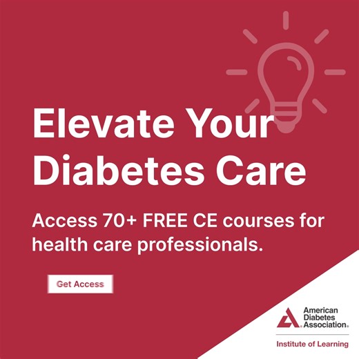 43 reactions | The Institute of Learning offers the latest diabetes knowledge for professionals, all in one place. Explore 70+ CE courses. | American Diabetes Association – DiabetesPro | Facebook