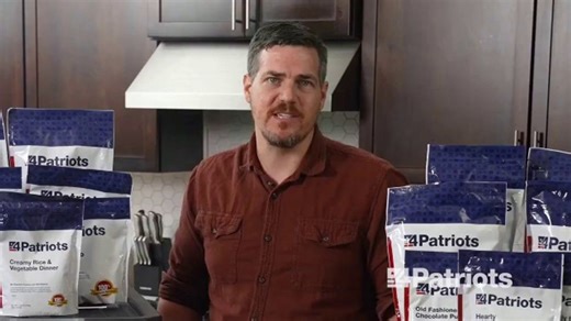 4Patriots Three Month Survival Food Kit TV Spot, 'Covered in a Crisis'