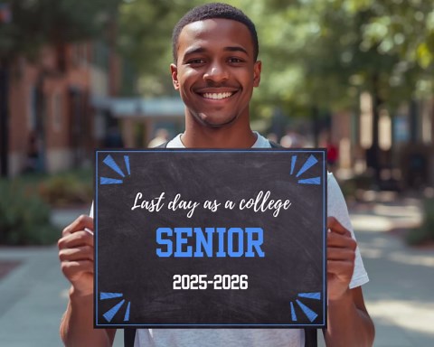 Printable Last Day of College Senior Year, Blue Last Day of College Sign, College Photo Prop, End of Year Sign, Printable Chalkboard Sign - Etsy