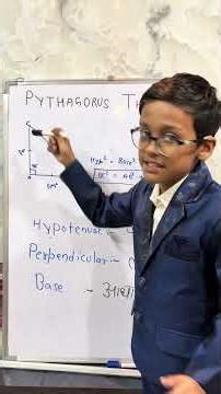 Pythagorus Theorem 10 साल का छोटा न्यूटन सिखाएगा| Class 9 Maths #ncert #cbse #education