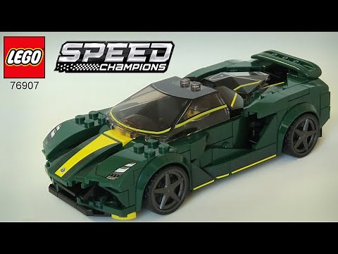 LEGO SPEED CHAMPIONS - Lotus Evija (SET 76907 Build Speed Instructions)