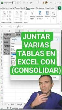 Consolidate data in Excel in 2 minutes (without formulas)