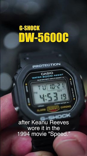 Introducing the legendary G-SHOCK DW-5600C! The original speed model! #G-BRIDGES #gshock #dw5600c...