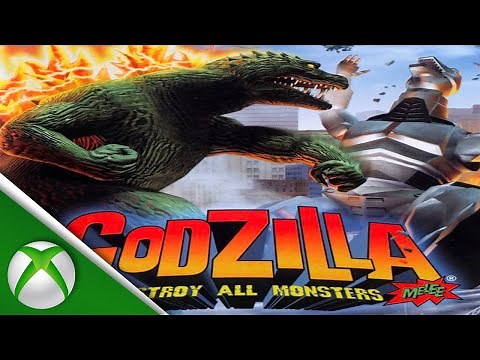 Godzilla Destroy All Monsters Melee (2003) Xbox 360 Gameplay - No Commentary