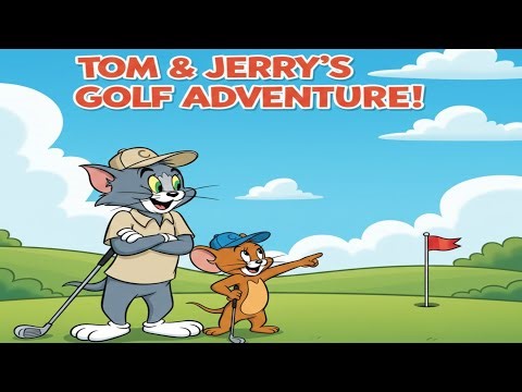 ⛳🐱🐭 Tom & Jerry: Golf Battle | Funny Kids Poem & Cartoon Rhyme 🌈✨