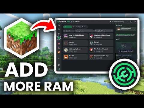 How To Add More RAM To Modrinth - Allocate More RAM