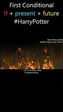 FIRST CONDITIONAL in #harrypotter #shorts #esl