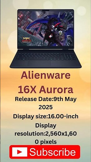 New release Laptop/PC Alienware 16X Aurora #gaminglaptop #gamingpc