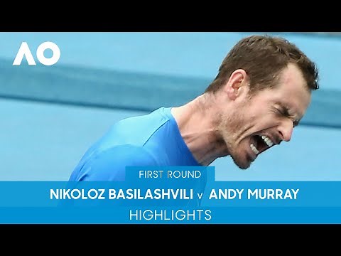 Nikoloz Basilashvili v Andy Murray Highlights (1R) | Australian Open 2022