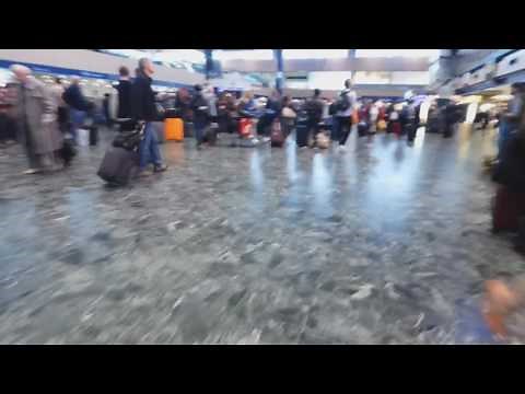 Inspector sands at Euston (includes evacuation alarm)